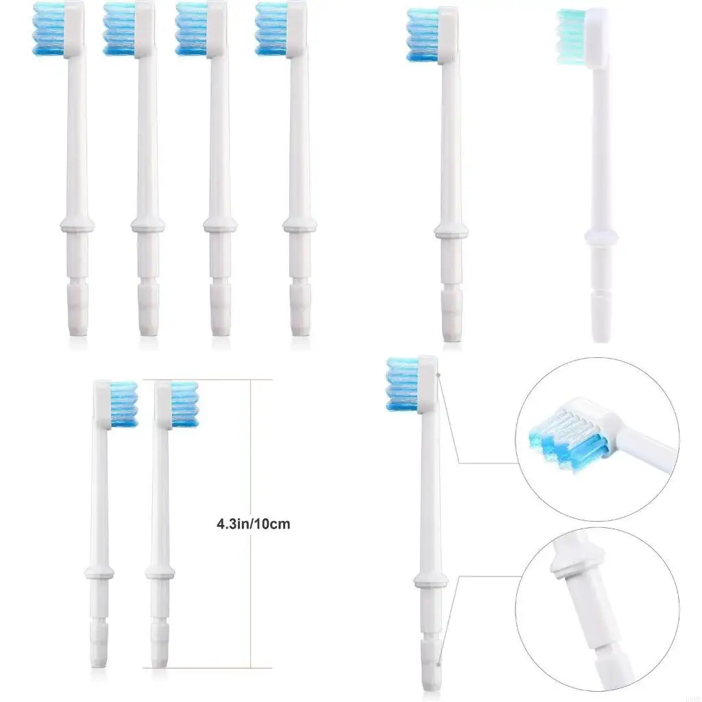 Replacement Standard Brush Heads for Waterpik Water Flossers (Like WP-100)
Replacement Standard Brush Heads for Waterpik Water Flossers (Like WP-100)
