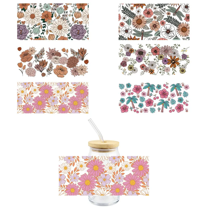 Vintage Flowers UV DTF Wrap Tranwsfer Stickers Fashion Design Waterproof DTF Wrap For Glasses Cups Mugs Decal
Vintage Flowers UV DTF Wrap Tranwsfer Stickers Fashion Design Waterproof DTF Wrap For Glasses Cups Mugs Decal