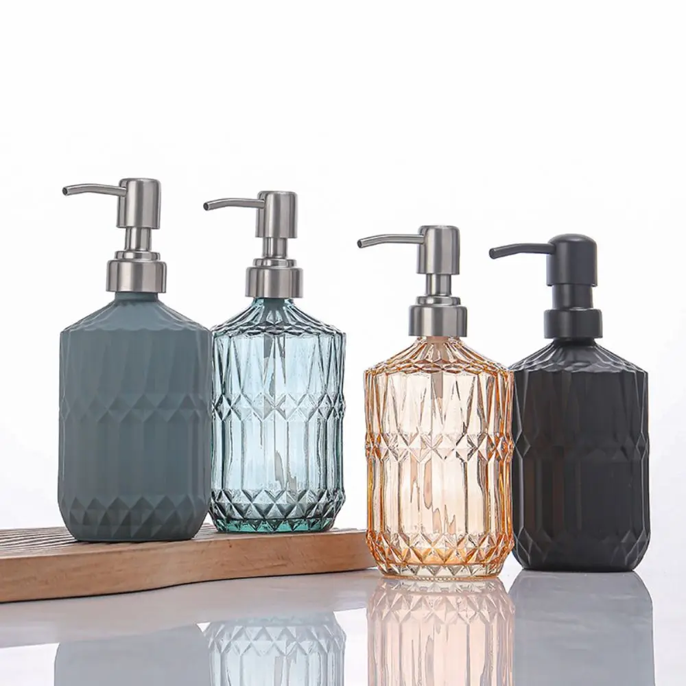New 450ml Shampoo Lotion Bottle Refillable Press Pump Manual Soap Dispenser Glass Bathroom Accessory Hand Sanitizer Bottle 
New 450ml Shampoo Lotion Bottle Refillable Press Pump Manual Soap Dispenser Glass Bathroom Accessory Hand Sanitizer Bottle