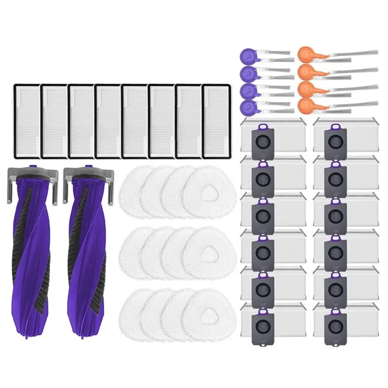 L73A 2025-Main Side Brush Mop HEPA Filter Dust Bag(42Pcs) For Narwal Freo Z10 Ultra YJCC025 Robot Vacuum Cleaner Spare Replaceme
L73A 2025-Main Side Brush Mop HEPA Filter Dust Bag(42Pcs) For Narwal Freo Z10 Ultra YJCC025 Robot Vacuum Cleaner Spare Replaceme