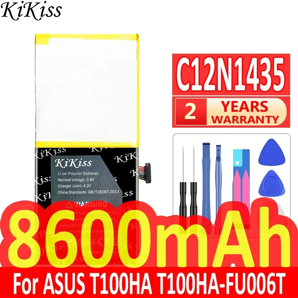 8600mAh Laptop Battery for ASUS T100HA T100HA-FU006T T100HA-C4-LB T100HA-FU040T C12N1435
8600mAh Laptop Battery for ASUS T100HA T100HA-FU006T T100HA-C4-LB T100HA-FU040T C12N1435