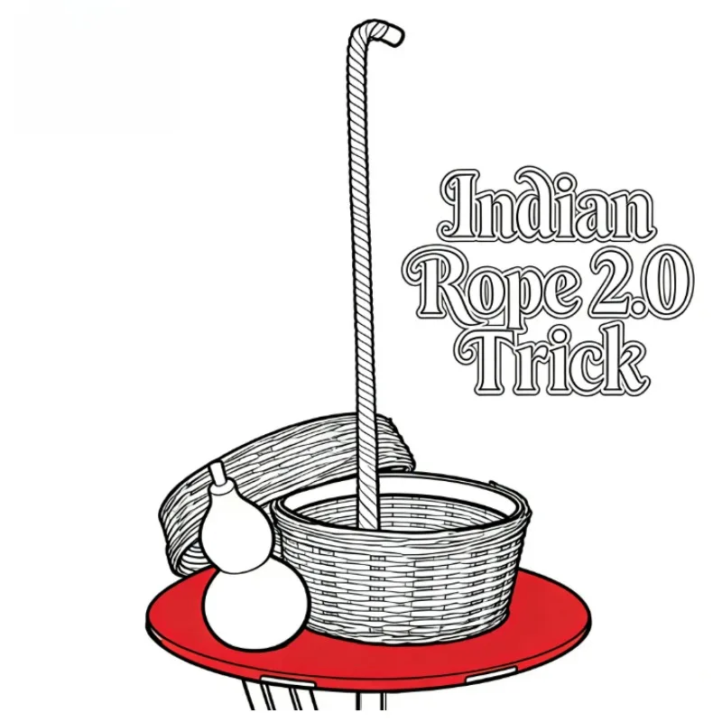 Indian Rope Trick 2.0 – Remote Control Rising Rope Magic Illusion Stage Comedy Magician Professional Props
Indian Rope Trick 2.0 – Remote Control Rising Rope Magic Illusion Stage Comedy Magician Professional Props