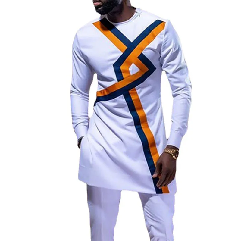 White Geometric Striped African Dress Shirt Men 2022 Brand Long Sleeve African Clothes for Men Hip Hop Streetear Africa Clothing
White Geometric Striped African Dress Shirt Men 2022 Brand Long Sleeve African Clothes for Men Hip Hop Streetear Africa Clothing