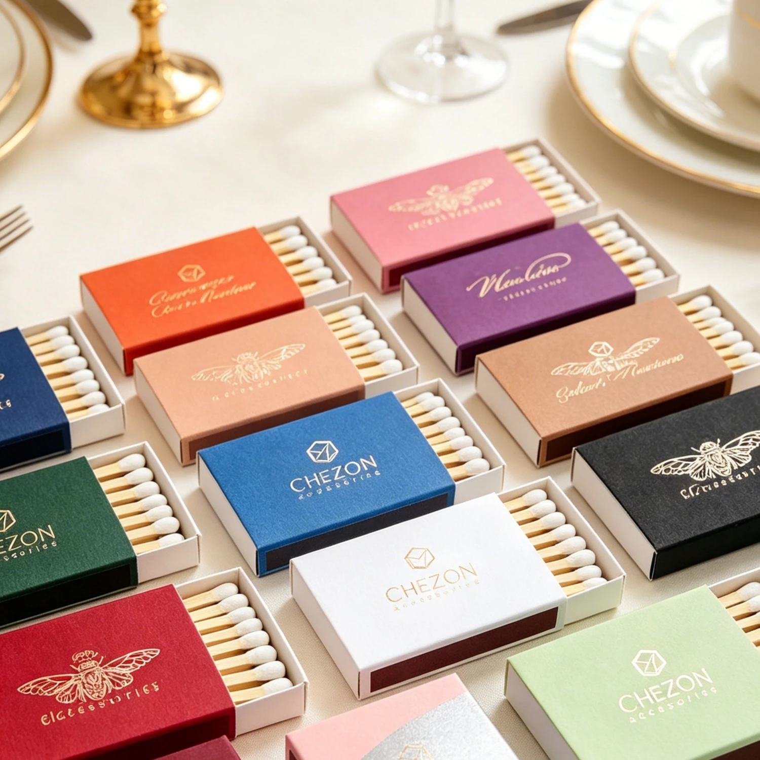 Custom Wedding Eye-Catching Matchboxes, Personalized Unique Design, Favours for Wedding & Party
Custom Wedding Eye-Catching Matchboxes, Personalized Unique Design, Favours for Wedding & Party