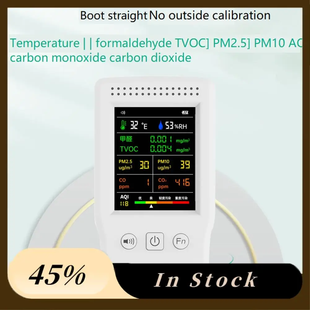 2025 Trend9 In 1 Air Quality Detector LCD Display PM2.5 PM10 HCHO TVOC CO CO2 AQI Temperature Humidity Air Quality Monitor
2025 Trend9 In 1 Air Quality Detector LCD Display PM2.5 PM10 HCHO TVOC CO CO2 AQI Temperature Humidity Air Quality Monitor