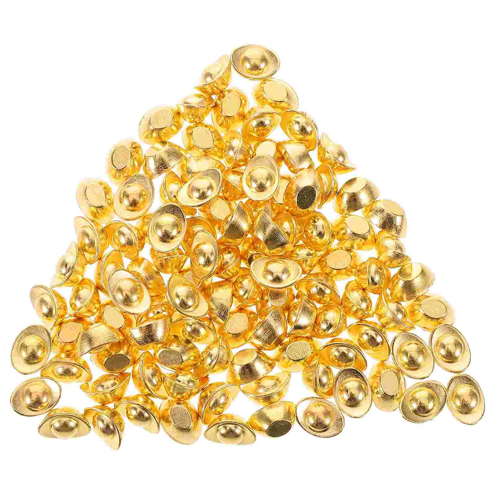 100 Pcs Propitious Craft Alloy Ingot Ornaments Mini Chinese Wealth Ingots Yuanbao Models
100 Pcs Propitious Craft Alloy Ingot Ornaments Mini Chinese Wealth Ingots Yuanbao Models