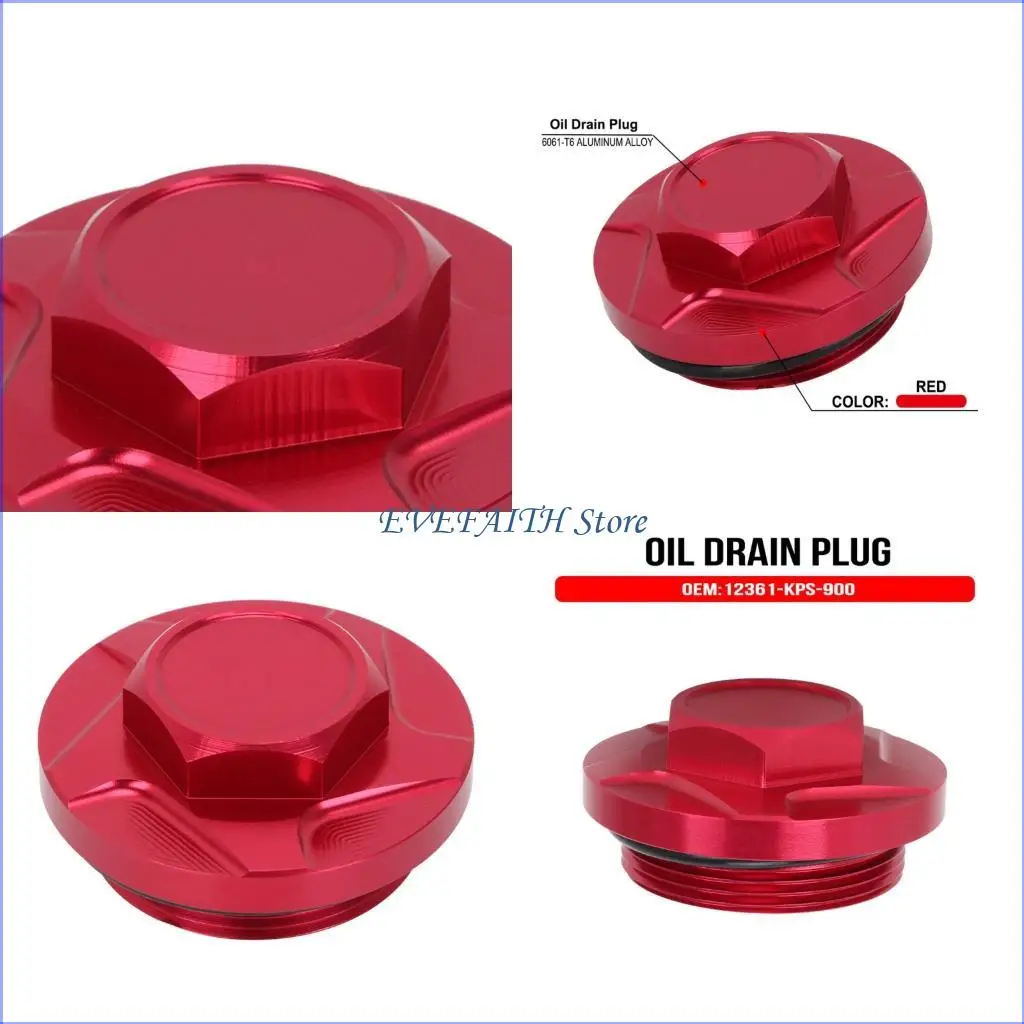 124B Motorcycle Engine Oil Drain Plugs Aluminum Construction Anti Leak For CRF230F
124B Motorcycle Engine Oil Drain Plugs Aluminum Construction Anti Leak For CRF230F