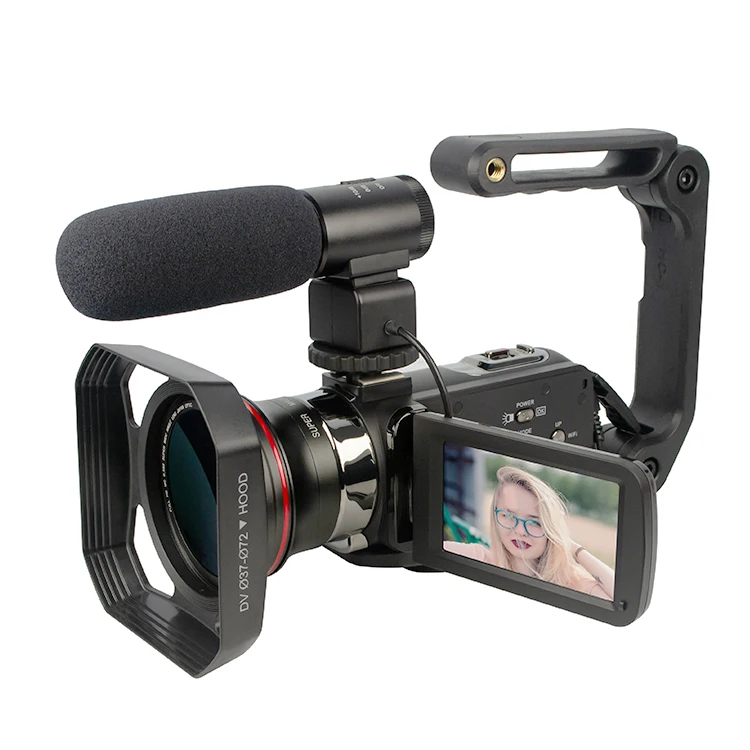 YYHC-High Definition Digital Camcorder 4K Mini Camera WIFI 3Inch Touch Rotation LCD 30MP Video Camera Cam
YYHC-High Definition Digital Camcorder 4K Mini Camera WIFI 3Inch Touch Rotation LCD 30MP Video Camera Cam