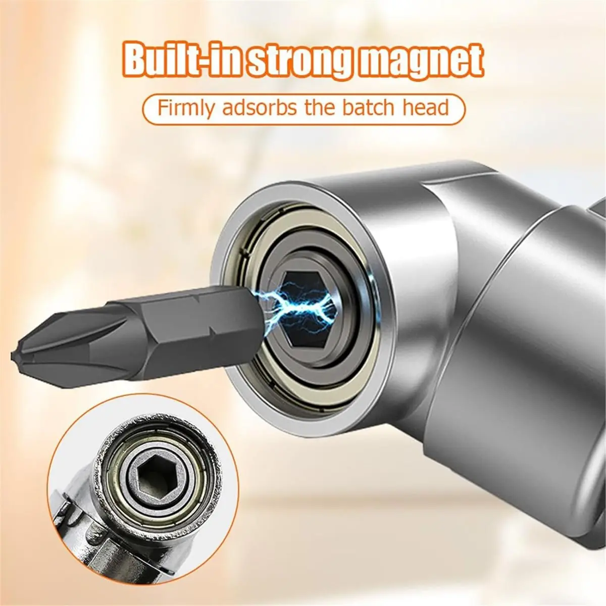 A58Z 105 Degree Right Angle Drill Adapter, Right Angle Head Drill Driver Extension Bit Power Screwdriver Socket Adapter
A58Z 105 Degree Right Angle Drill Adapter, Right Angle Head Drill Driver Extension Bit Power Screwdriver Socket Adapter