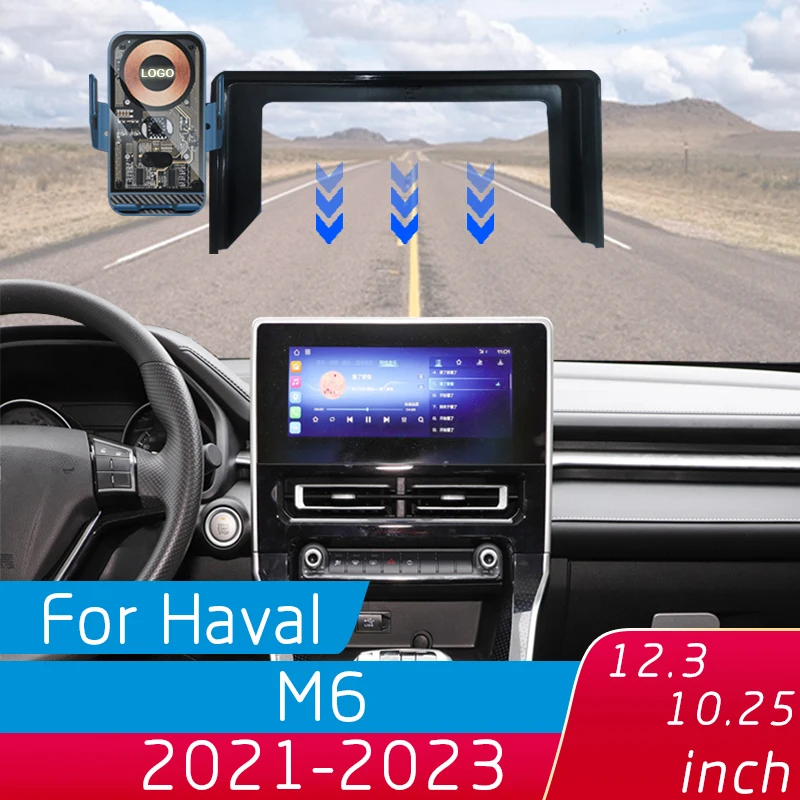 Car Mobile Phone Wireless Charging Bracket 10.25/12.3 Inch Central Control Screen Fixed Base For Haval M6 2021-2023 For iPhone
Car Mobile Phone Wireless Charging Bracket 10.25/12.3 Inch Central Control Screen Fixed Base For Haval M6 2021-2023 For iPhone
