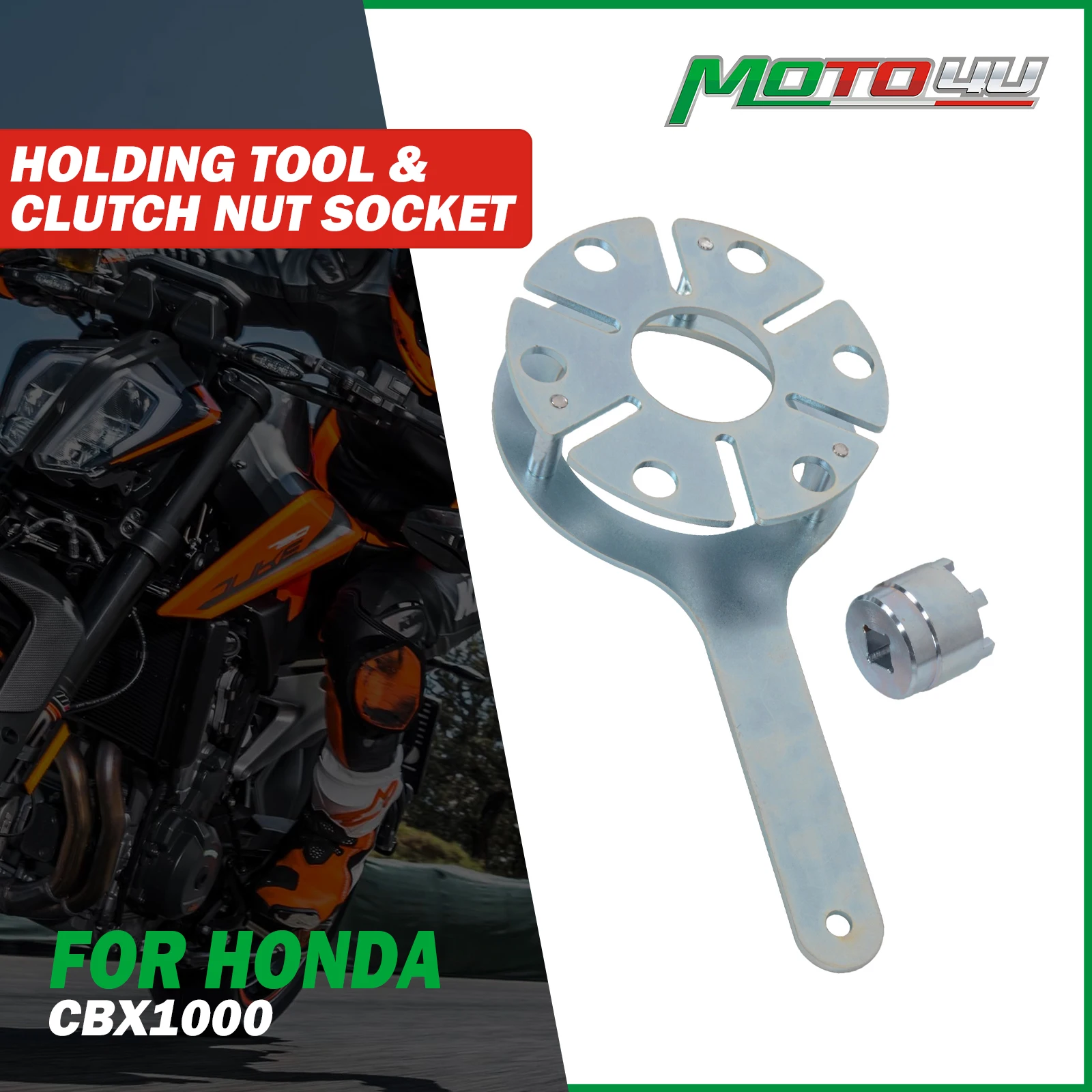 Motorcycle Tools For Honda CBX1000 Clutch Holding Tool & Clutch Nut Socket Clutch Tool Wrench Lock Nut
Motorcycle Tools For Honda CBX1000 Clutch Holding Tool & Clutch Nut Socket Clutch Tool Wrench Lock Nut