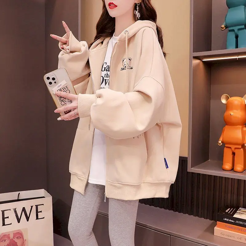 Oversized Hoodies Women Autumn Winter Trendy Hooded Cardigan Jackets Fashion Zip Up Hoodie Casual Loose Streetwear Y2k Clothes
Oversized Hoodies Women Autumn Winter Trendy Hooded Cardigan Jackets Fashion Zip Up Hoodie Casual Loose Streetwear Y2k Clothes