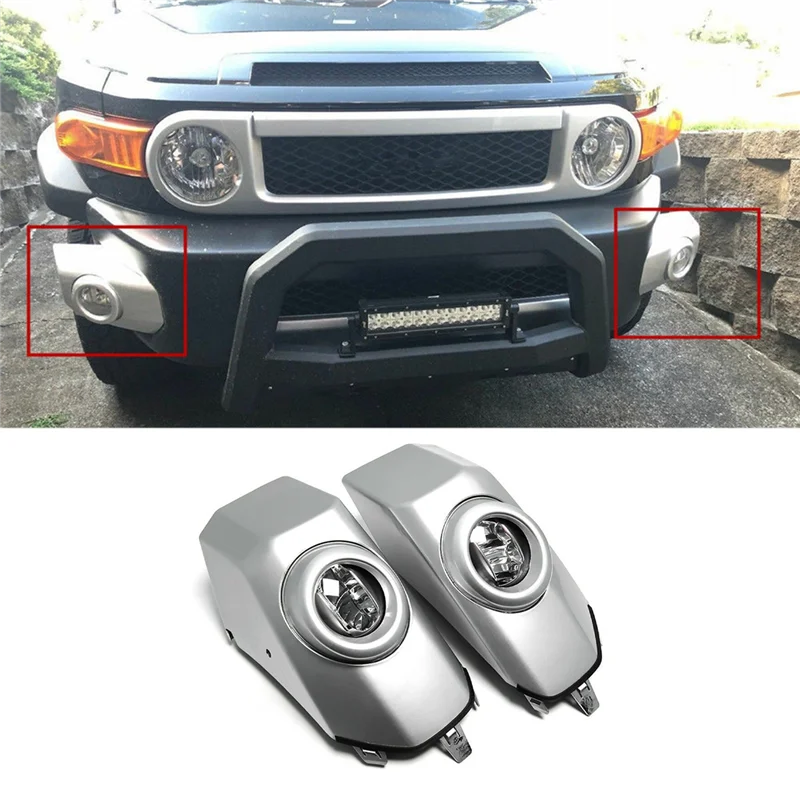 1 Pair Black Car LED Fog Light for-Toyota Fj Cruiser 2007-2014 Fog Lamp Frame DRL Daytime Running Light
1 Pair Black Car LED Fog Light for-Toyota Fj Cruiser 2007-2014 Fog Lamp Frame DRL Daytime Running Light