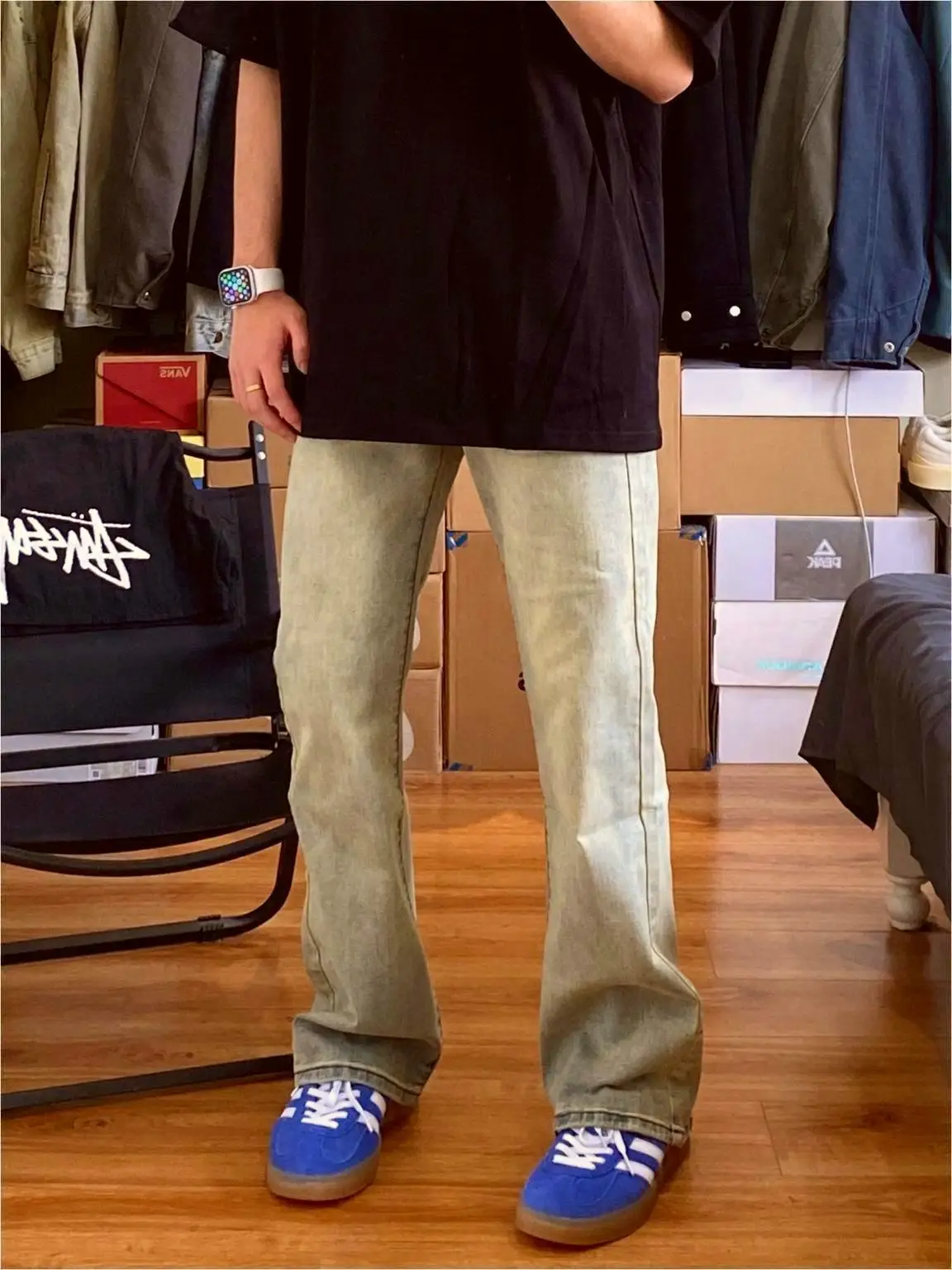 American High Street Cleanfit Vintage Weathered Yellow Mud Color Men's Slim Straight Jeans Long Pants Trendy Faion
American High Street Cleanfit Vintage Weathered Yellow Mud Color Men's Slim Straight Jeans Long Pants Trendy Faion