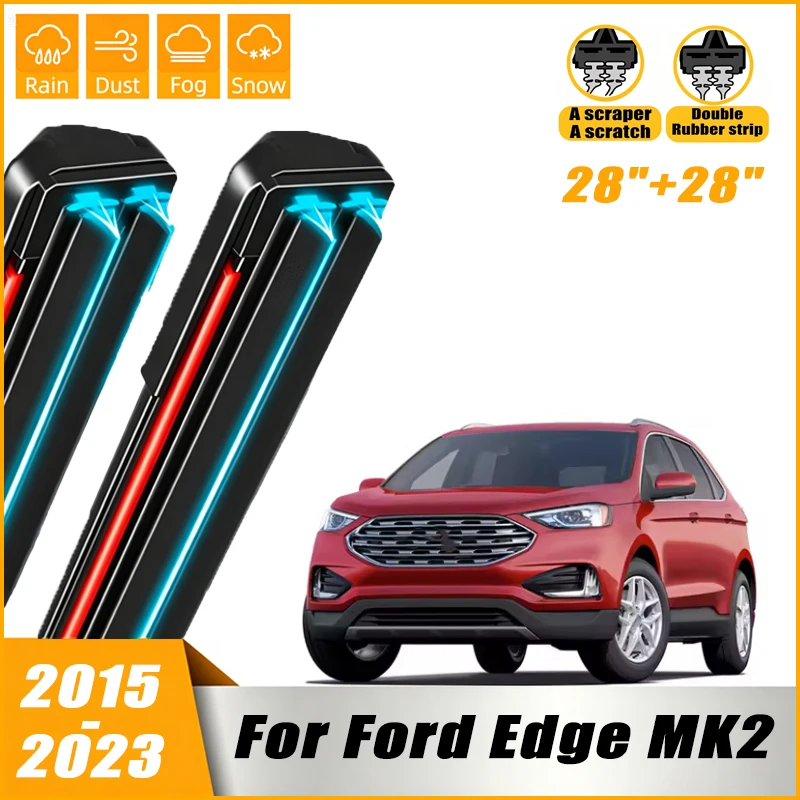 Car Windshield Wiper Blades Universal High Qualty Rubber Auto Wiper Replacement Parts For Edge MK2 2015 - 2023 2016 28"+28"
Car Windshield Wiper Blades Universal High Qualty Rubber Auto Wiper Replacement Parts For Edge MK2 2015 - 2023 2016 28"+28"