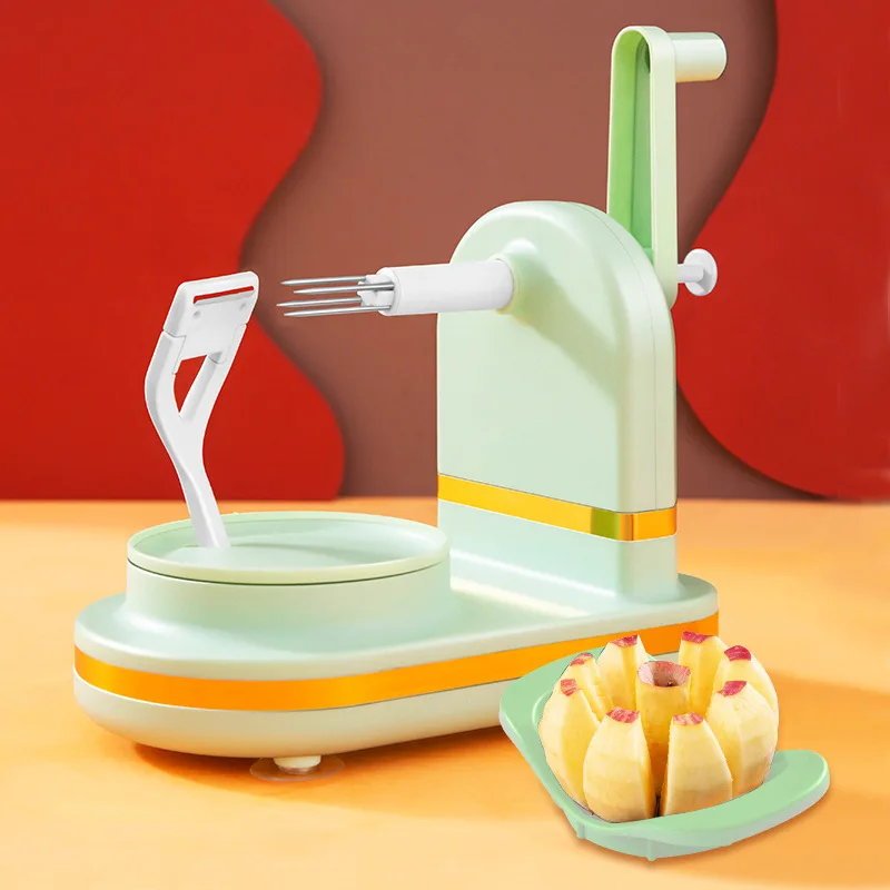 Multi-functional Hand-cranked Apple Pear Peeled and Sliced Artifact Set, Portable, Easy-to-Clean, Kitchen, Home, Creative Tools
Multi-functional Hand-cranked Apple Pear Peeled and Sliced Artifact Set, Portable, Easy-to-Clean, Kitchen, Home, Creative Tools