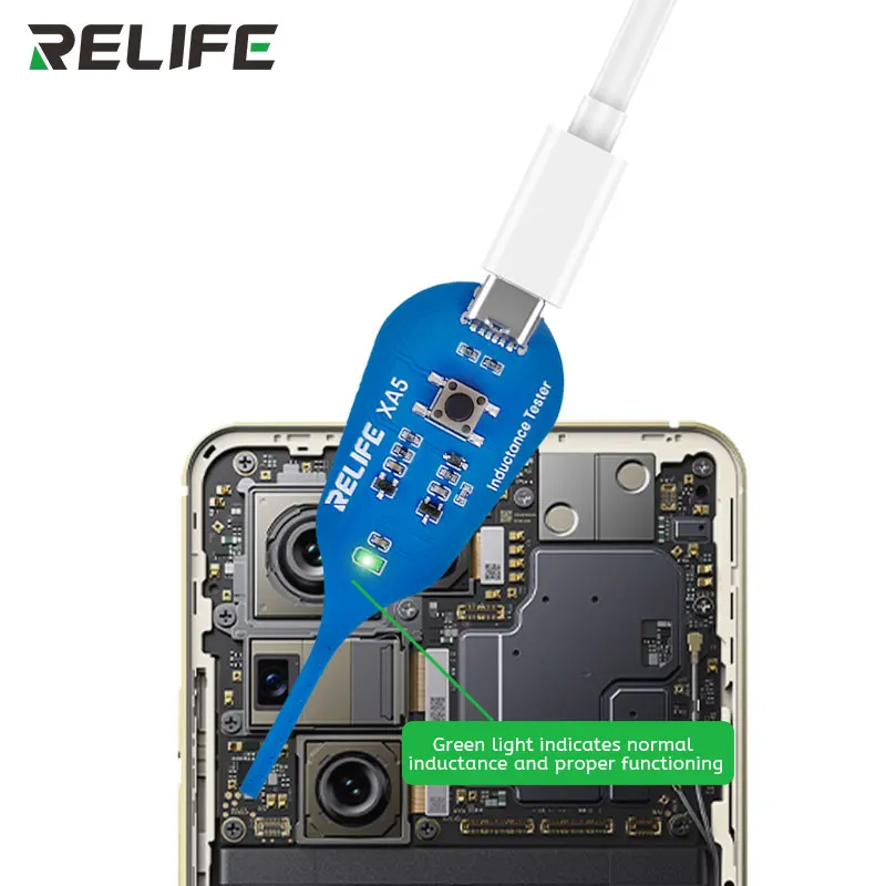 RELIFE XA5 Inductance tester quickly locate the fault point for testing the quality of inductors on electronic motherboards
RELIFE XA5 Inductance tester quickly locate the fault point for testing the quality of inductors on electronic motherboards