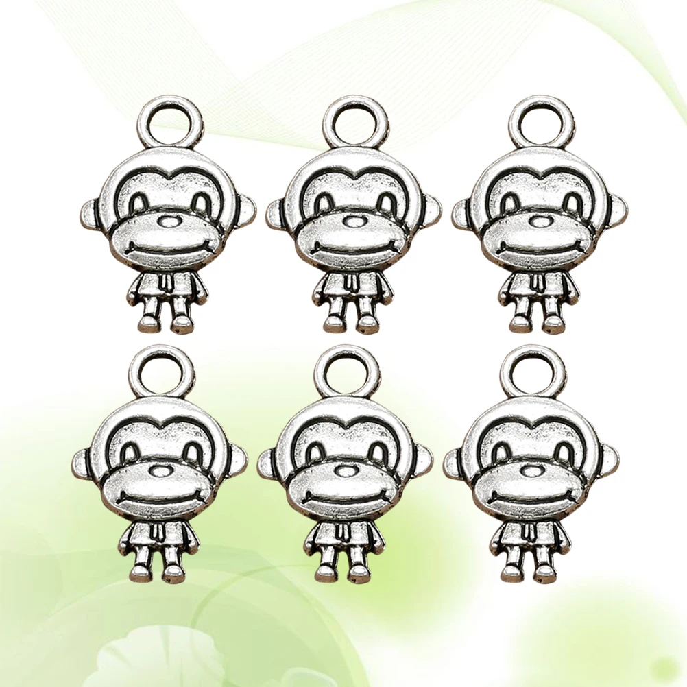 20 шт., милые обезьянки, подвески для изготовления ювелирных изделий из сплава, браслет, ожерелье «сделай сам», для подвесок
20 шт., милые обезьянки, подвески для изготовления ювелирных изделий из сплава, браслет, ожерелье «сделай сам», для подвесок