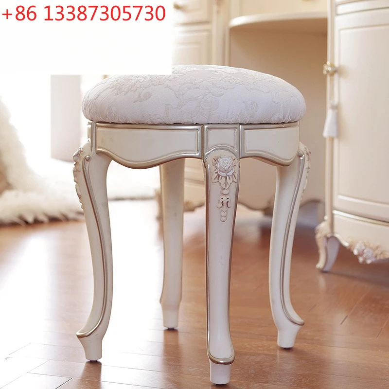 Табурет для макияжа Европейский табурет-комод Круглый табурет из массива дерева Простой
Табурет для макияжа Европейский табурет-комод Круглый табурет из массива дерева Простой