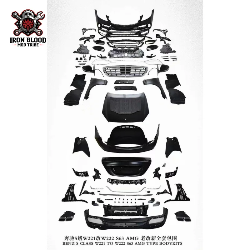 Suitable for Mercedes-Benz S-Class W221 Modification W22 Series S450 Big S63 Kit Maybach Old to New Surround
Suitable for Mercedes-Benz S-Class W221 Modification W22 Series S450 Big S63 Kit Maybach Old to New Surround