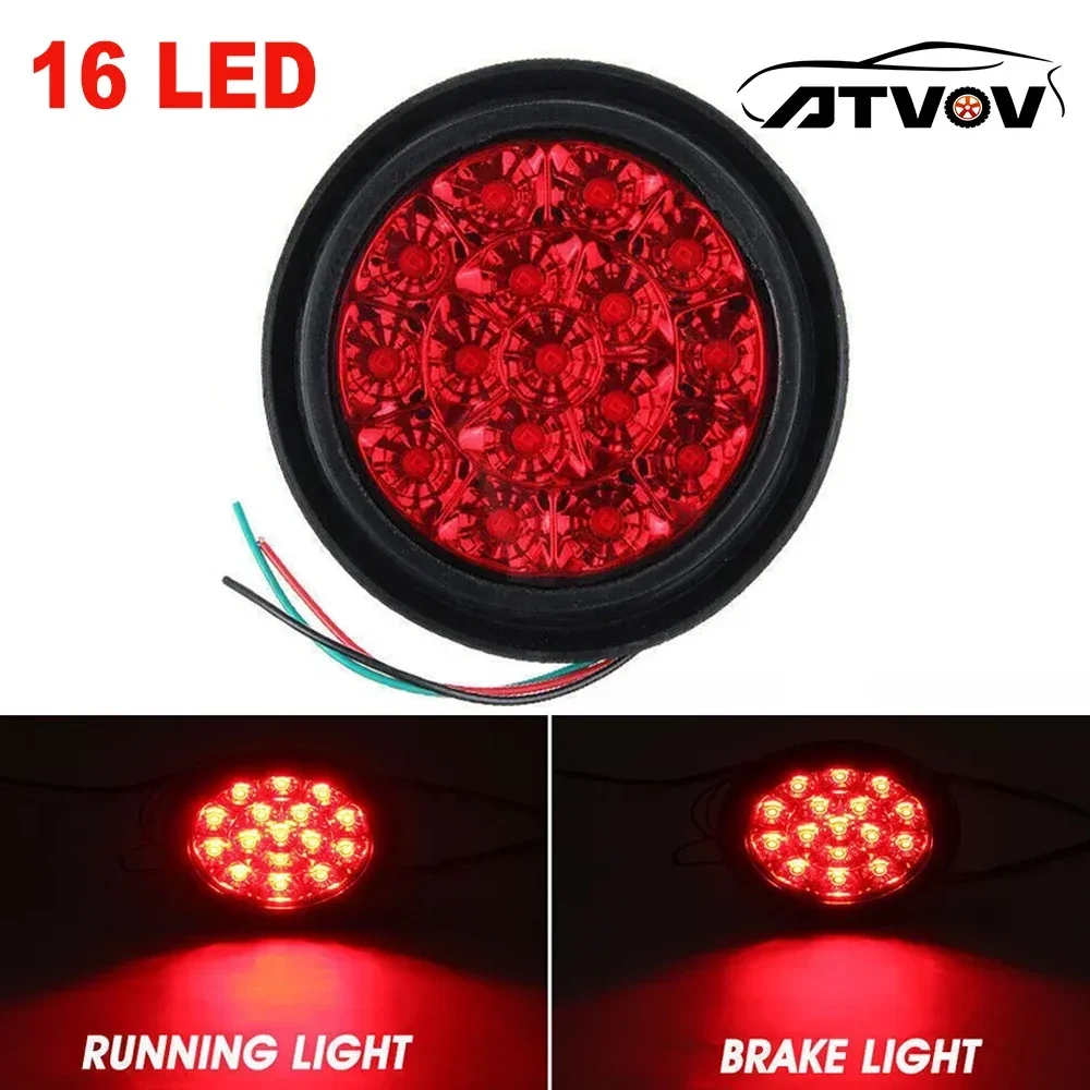 ATVOV 1/2 шт., 12 В, 24 В, 4 дюйма, Круглый 16 детской индикатор Заднего Тормоза, стоп-сигнал, задний фонарь, грузовик, трейлер, фургон для грузовиков
ATVOV 1/2 шт., 12 В, 24 В, 4 дюйма, Круглый 16 детской индикатор Заднего Тормоза, стоп-сигнал, задний фонарь, грузовик, трейлер, фургон для грузовиков