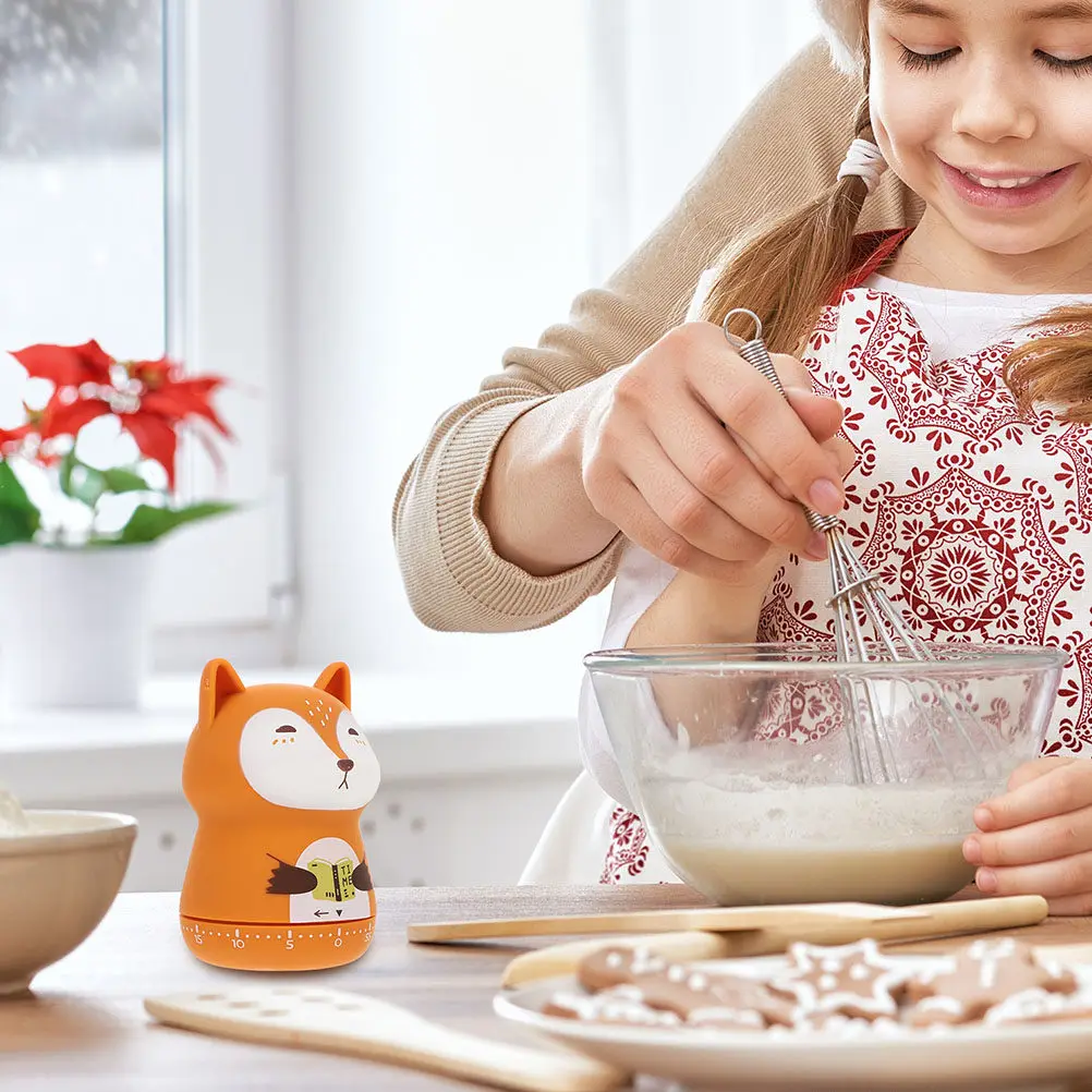 2Pcs Kitchen Timer Cooking Time Reminder Animal Shape Mechanical Countdown Timer for Home Baking Boiled Eggs Washing
2Pcs Kitchen Timer Cooking Time Reminder Animal Shape Mechanical Countdown Timer for Home Baking Boiled Eggs Washing