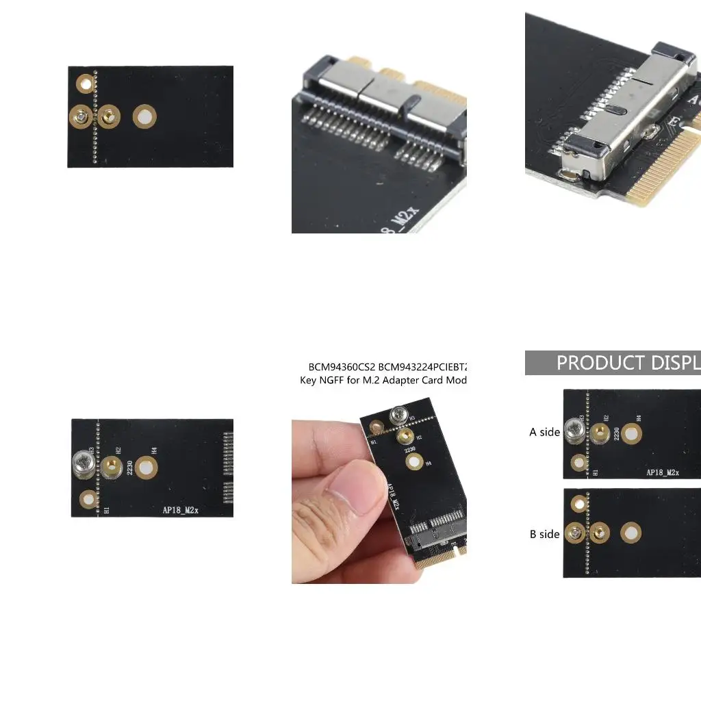 for M.2 (NGFF) for Key A/E Adapter Cable Drive BCM94360CS2 BCM943224PCIEBT2
for M.2 (NGFF) for Key A/E Adapter Cable Drive BCM94360CS2 BCM943224PCIEBT2