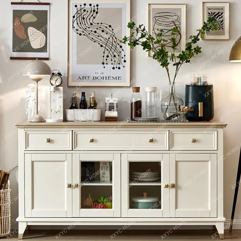 American Solid Wood Sideboard Serviceable Chest Dining Side Storage Wine Cabinet
American Solid Wood Sideboard Serviceable Chest Dining Side Storage Wine Cabinet