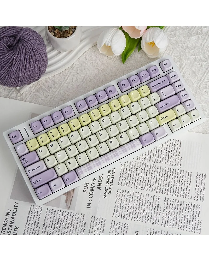 MOA mashed taro milk square PBT hot sublimation keycap Korean Brazilian Russian phonetic split 7U space
MOA mashed taro milk square PBT hot sublimation keycap Korean Brazilian Russian phonetic split 7U space