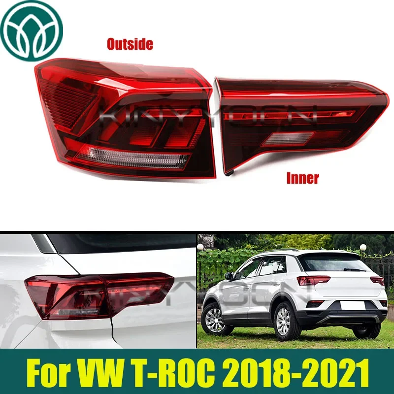 Задний фонарь заднего бампера Задний фонарь для Volkswagen VW T-ROC TROC 2018 2019 2020 2021, задний фонарь, указатель поворота заднего хода, стоп-сигнал
Задний фонарь заднего бампера Задний фонарь для Volkswagen VW T-ROC TROC 2018 2019 2020 2021, задний фонарь, указатель поворота заднего хода, стоп-сигнал
