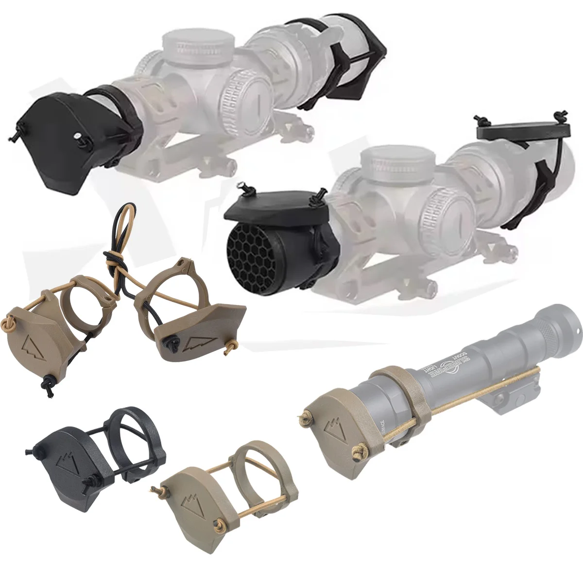Tactical Protective Cover For VORTEX 1-6X Optics Scope Lens Protector SureFire M300 M600 M951 M952 Scout Flashlight
Tactical Protective Cover For VORTEX 1-6X Optics Scope Lens Protector SureFire M300 M600 M951 M952 Scout Flashlight