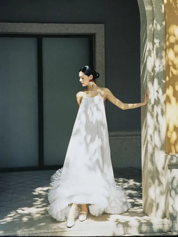 White Wedding Dress Photography Theme Small Audience Design Sensation Bride Toasting Costume Morning Robe Evening Gown Party
White Wedding Dress Photography Theme Small Audience Design Sensation Bride Toasting Costume Morning Robe Evening Gown Party