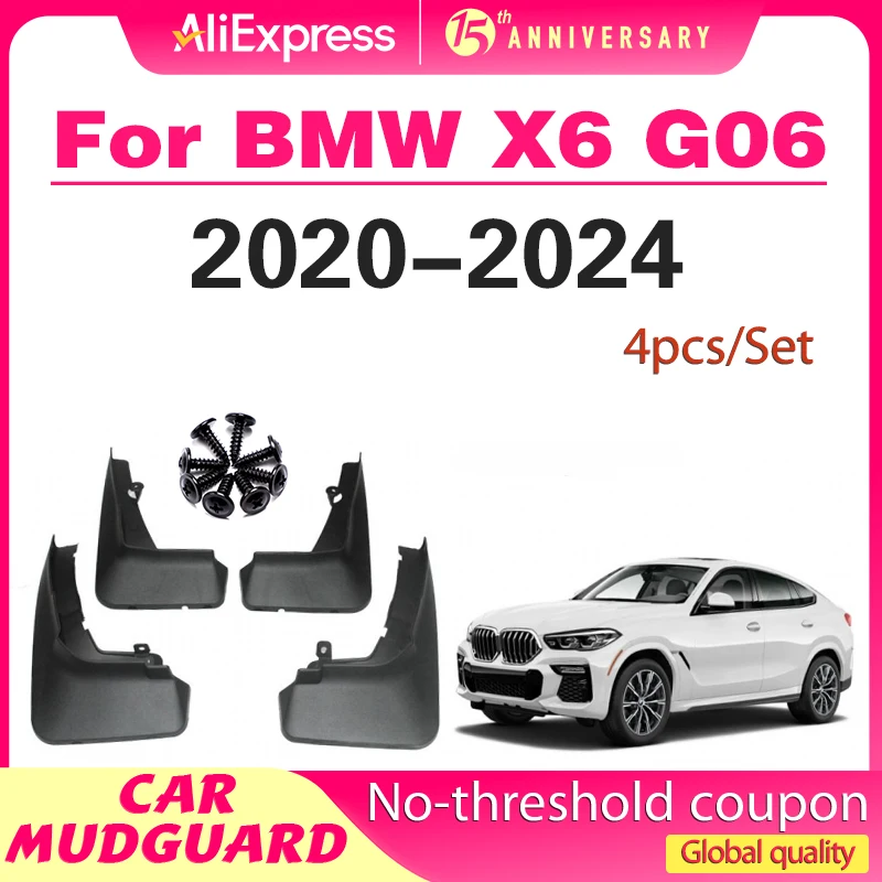 Брызговики для BMW X6 M Sport G06 2020-2024, брызговики, передние и задние колеса, аксессуары для крыльев
Брызговики для BMW X6 M Sport G06 2020-2024, брызговики, передние и задние колеса, аксессуары для крыльев
