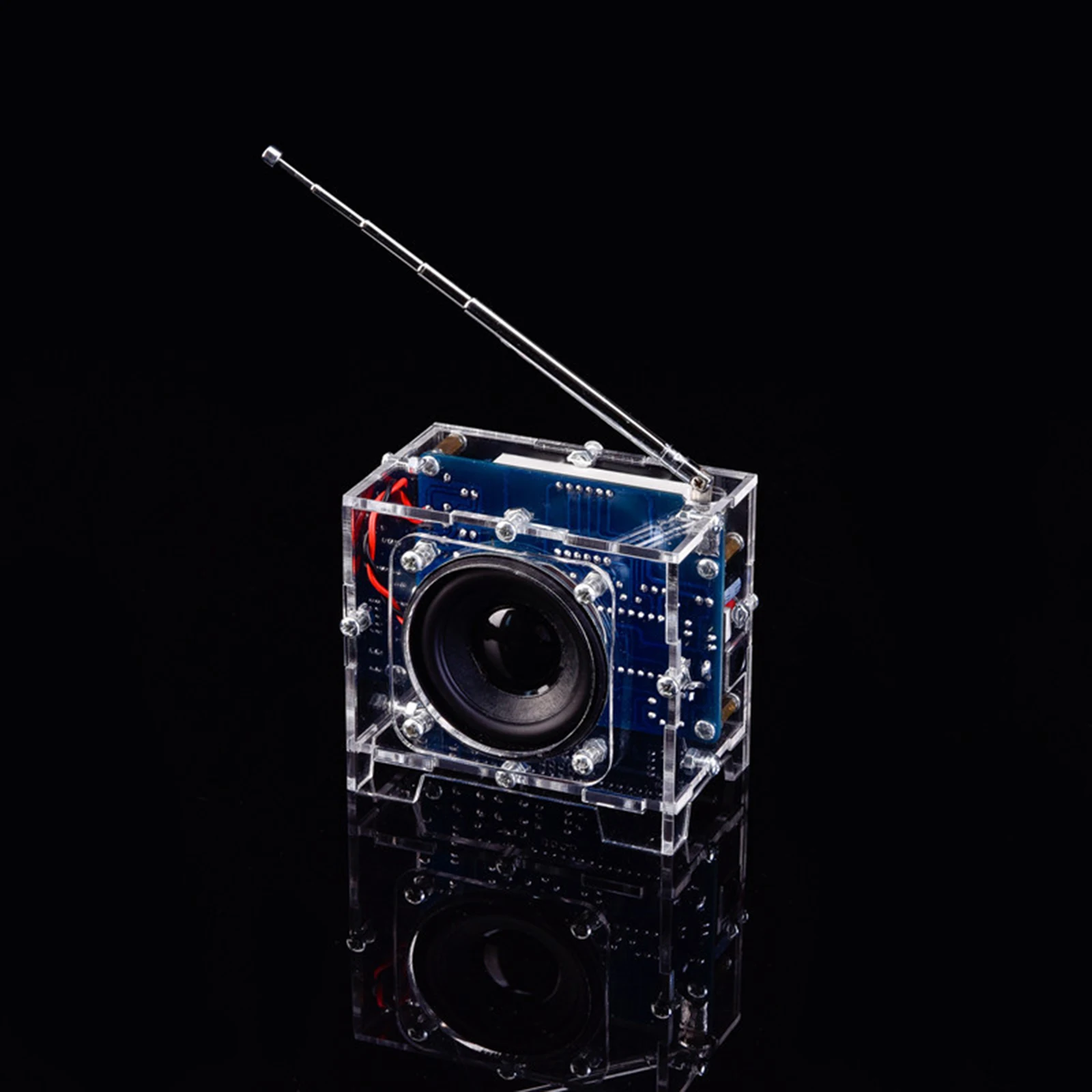 FM Digital Radio Kit Project Receiver 87-108MHz Transparent Shell Soldering
FM Digital Radio Kit Project Receiver 87-108MHz Transparent Shell Soldering