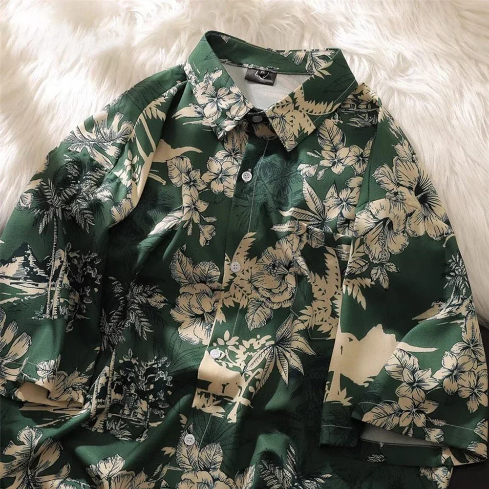 Hot New Stylish Comfy Fashion Shirt Shirt Floral Lapel Loose Streetwear Male Slight Stretch Beach Holiday Tops
Hot New Stylish Comfy Fashion Shirt Shirt Floral Lapel Loose Streetwear Male Slight Stretch Beach Holiday Tops