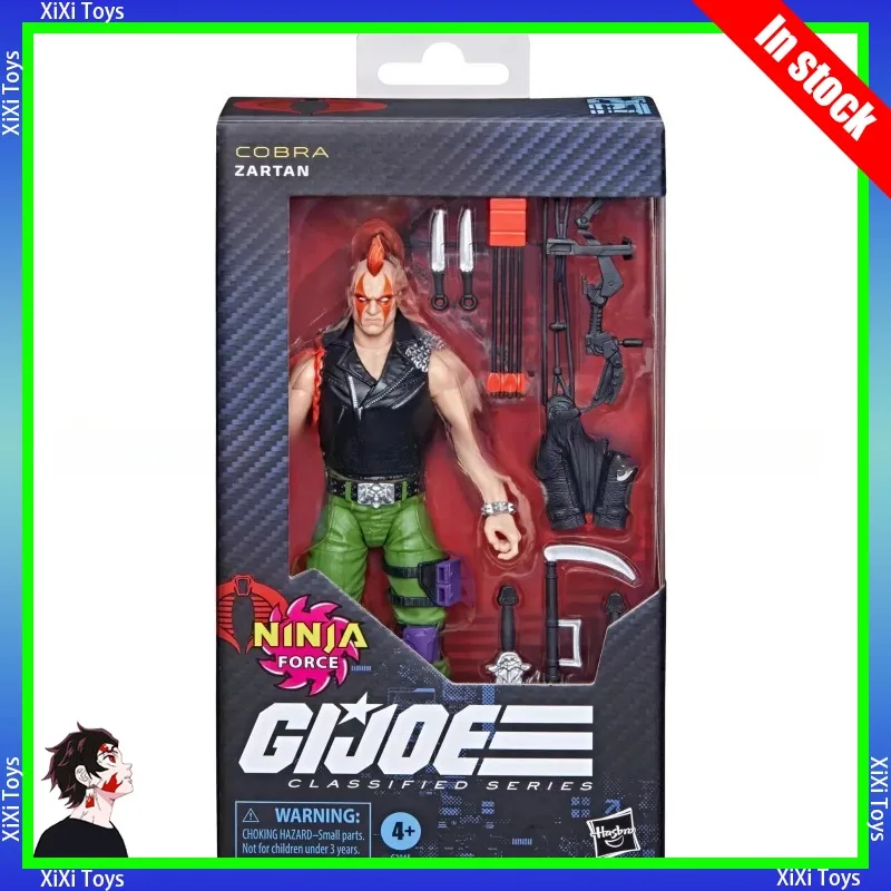In Stock G.I. Joe GI Joe Classified Series 6" 192 Ninja Force Cobra Zartan Master Disguise Action Figure Model Toy Hobby Gift
In Stock G.I. Joe GI Joe Classified Series 6" 192 Ninja Force Cobra Zartan Master Disguise Action Figure Model Toy Hobby Gift