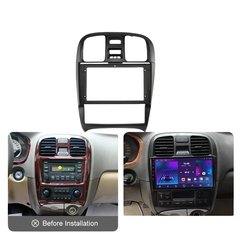 9-дюймовый автомобильный радиоприемник для Hyundai Sonata 2004-2009, видеопанель, плеер, аудиорегистратор, 2 Din, комплект крепления на приборной панели
9-дюймовый автомобильный радиоприемник для Hyundai Sonata 2004-2009, видеопанель, плеер, аудиорегистратор, 2 Din, комплект крепления на приборной панели