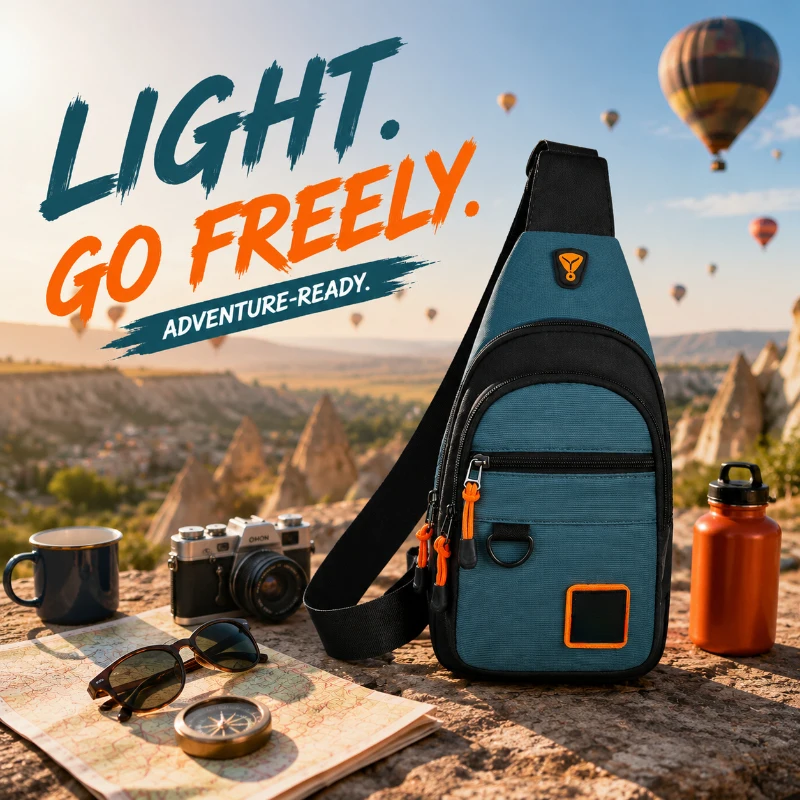 Outdoor Hiking Cycling Shoulder Bag, Waterproof Men's Crossbody Chest Pack for Daily and Travel Scenarios
Outdoor Hiking Cycling Shoulder Bag, Waterproof Men's Crossbody Chest Pack for Daily and Travel Scenarios