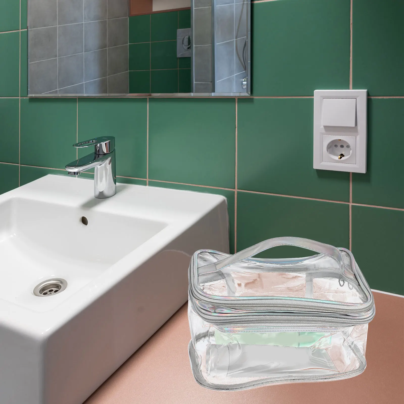 PVC Clear Toiletry Women Storage Bag Large Capacity Makeup Brush Holder Travel Beauty Pouch Women Storage
PVC Clear Toiletry Women Storage Bag Large Capacity Makeup Brush Holder Travel Beauty Pouch Women Storage