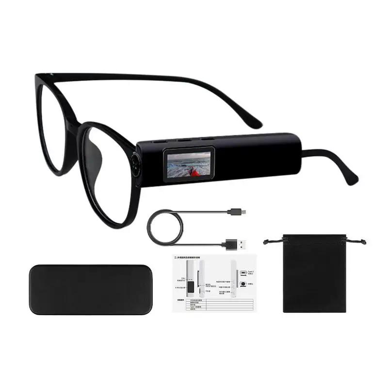 Glasses With Camera Smart WiFi Eyeglass Monitor High Definition Real Time Live Streaming Camera With Screen For Travel Outdoor
Glasses With Camera Smart WiFi Eyeglass Monitor High Definition Real Time Live Streaming Camera With Screen For Travel Outdoor