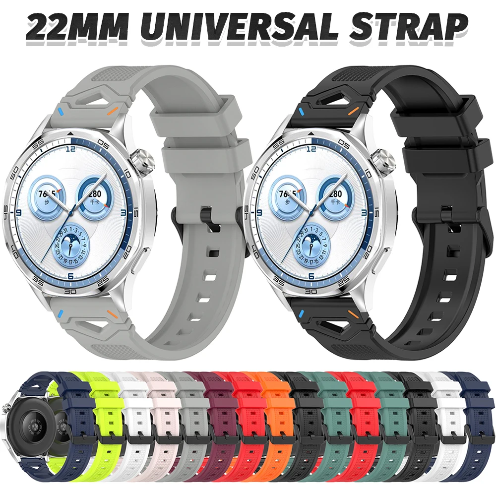 New Rubber Band 22mm Universal Replacement Wristband Sport Watch Strap for Men Women Bracelet Colorful Belt Accessories
New Rubber Band 22mm Universal Replacement Wristband Sport Watch Strap for Men Women Bracelet Colorful Belt Accessories