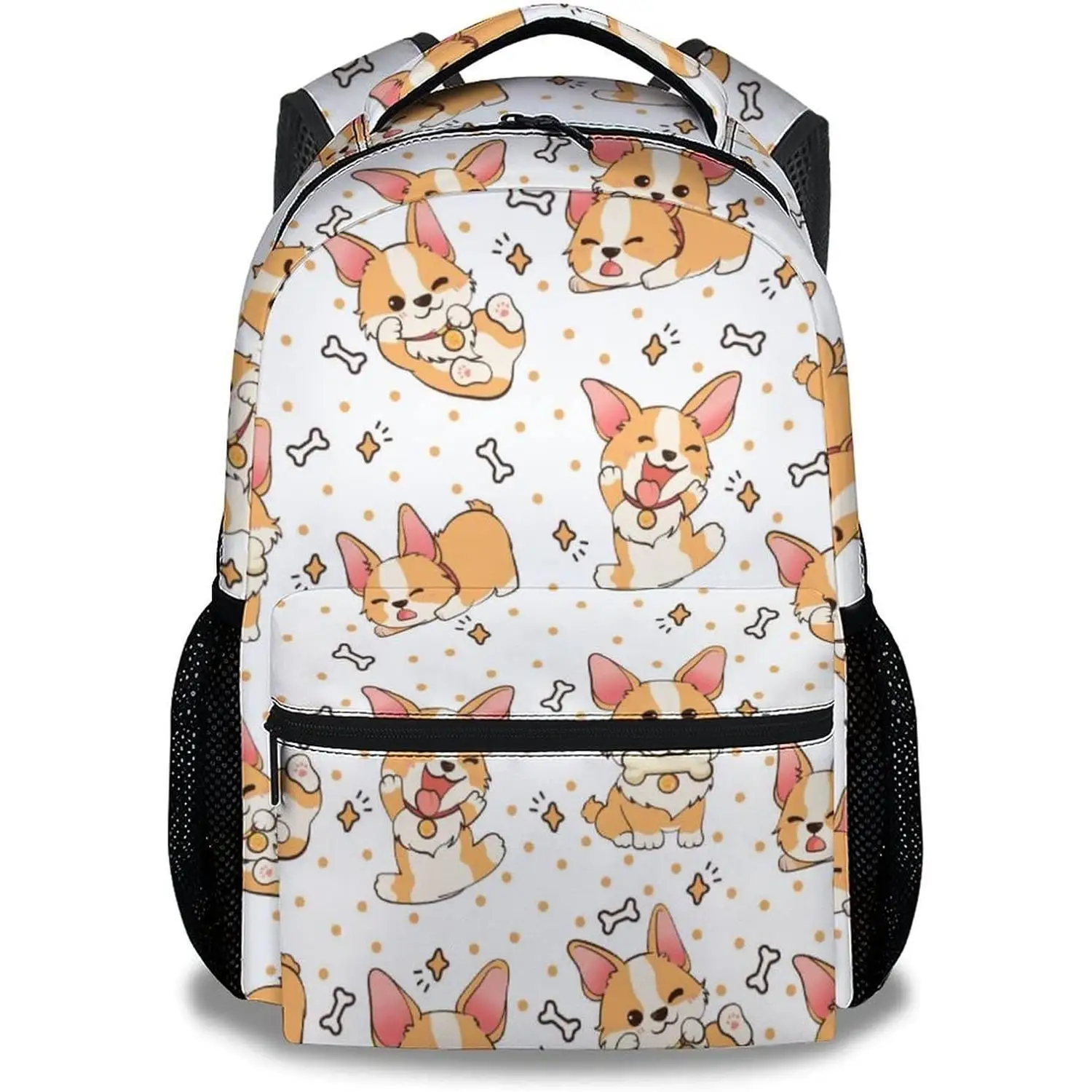 Cute Corgi Backpack, 16 Inch Dog Theme Bookbag with Adjustable Straps, Durable, Lightweight, Large Capacity, School Backpack
Cute Corgi Backpack, 16 Inch Dog Theme Bookbag with Adjustable Straps, Durable, Lightweight, Large Capacity, School Backpack