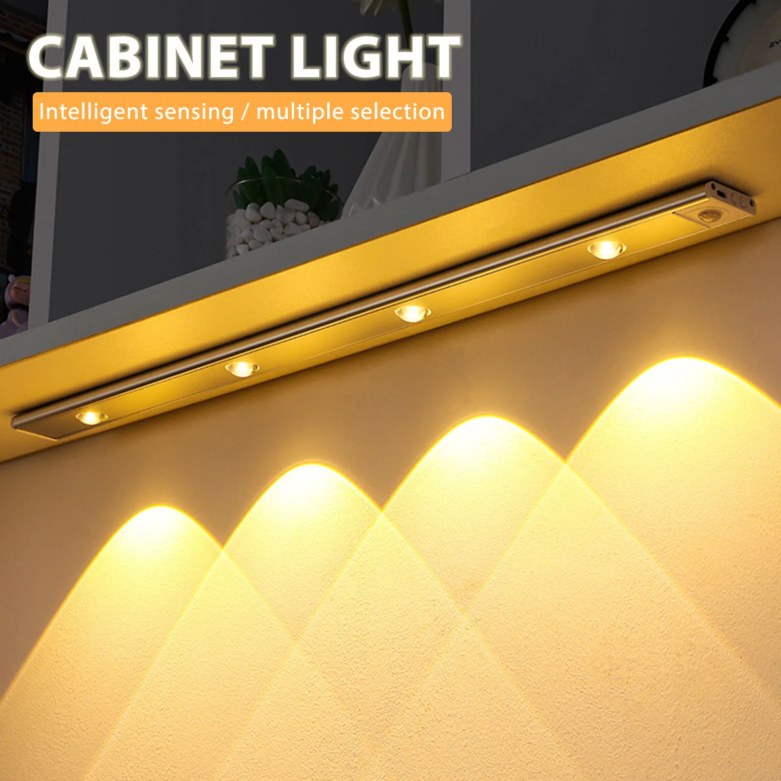 Магнитный светильник для шкафа с датчиком движения, зарядка через USB, для кухни, спальни, шкафа, гардероба, лестницы, коридора 
Магнитный светильник для шкафа с датчиком движения, зарядка через USB, для кухни, спальни, шкафа, гардероба, лестницы, коридора