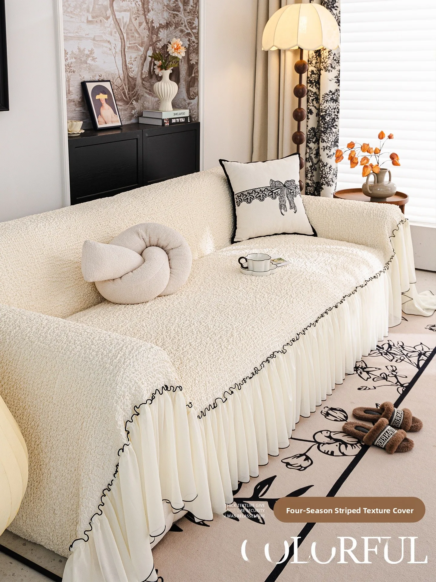 Anti-Slip Sofa Cover Cloth Cream Style All-Inclusive One-Piece Spring Summer Autumn Winter Universal Sofa Blanket Towel
Anti-Slip Sofa Cover Cloth Cream Style All-Inclusive One-Piece Spring Summer Autumn Winter Universal Sofa Blanket Towel
