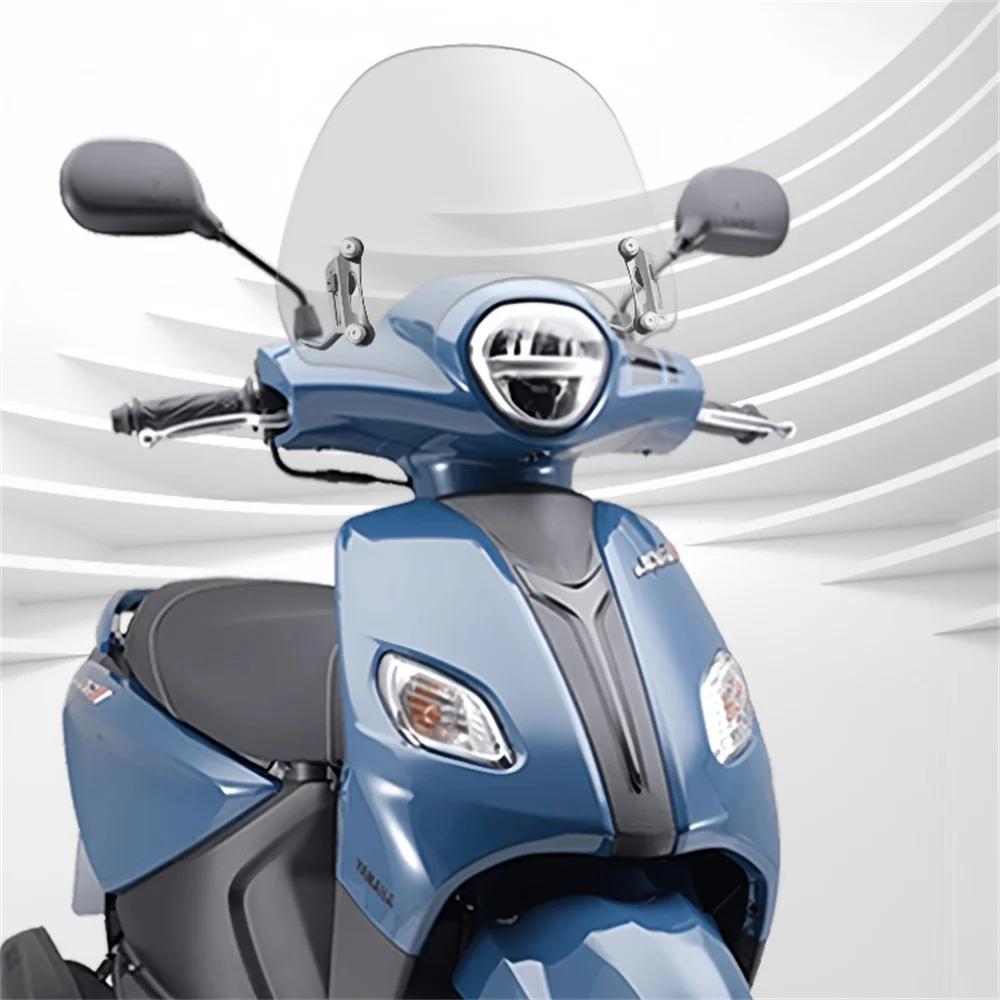For Yamaha 2023 JOG Deluxe i plus windshield with raised front windshield JOG plus windshield panel with mounting bracket
For Yamaha 2023 JOG Deluxe i plus windshield with raised front windshield JOG plus windshield panel with mounting bracket