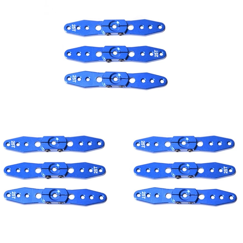 X18A-9PCS Алюминиевый рулевой сервопривод 25T для 1/8 1/10 RC автомобиля, лодки, обновленная часть
X18A-9PCS Алюминиевый рулевой сервопривод 25T для 1/8 1/10 RC автомобиля, лодки, обновленная часть