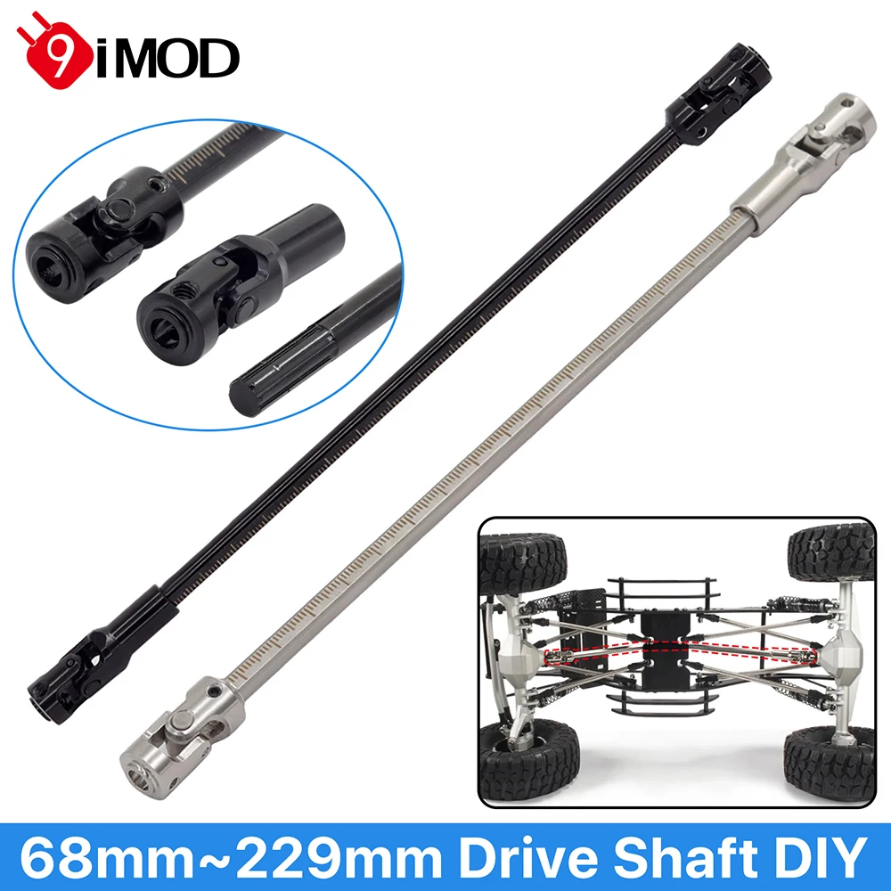 9IMOD 68mm-229mm Drive Shaft Steel Drive Shaft Cutting Steel Drive Shaft Freely Cut 6mm Shaft For 1/10 LCG RC Crawler Upgrades
9IMOD 68mm-229mm Drive Shaft Steel Drive Shaft Cutting Steel Drive Shaft Freely Cut 6mm Shaft For 1/10 LCG RC Crawler Upgrades