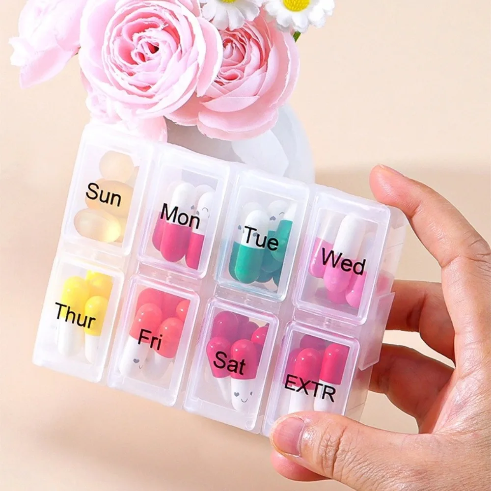 New Hot Tablet Small Mini Portable Travel Daily 8 Grids Pill Box Case Organizer Storage Container for Vitamin Medicine Fish Oils
New Hot Tablet Small Mini Portable Travel Daily 8 Grids Pill Box Case Organizer Storage Container for Vitamin Medicine Fish Oils
