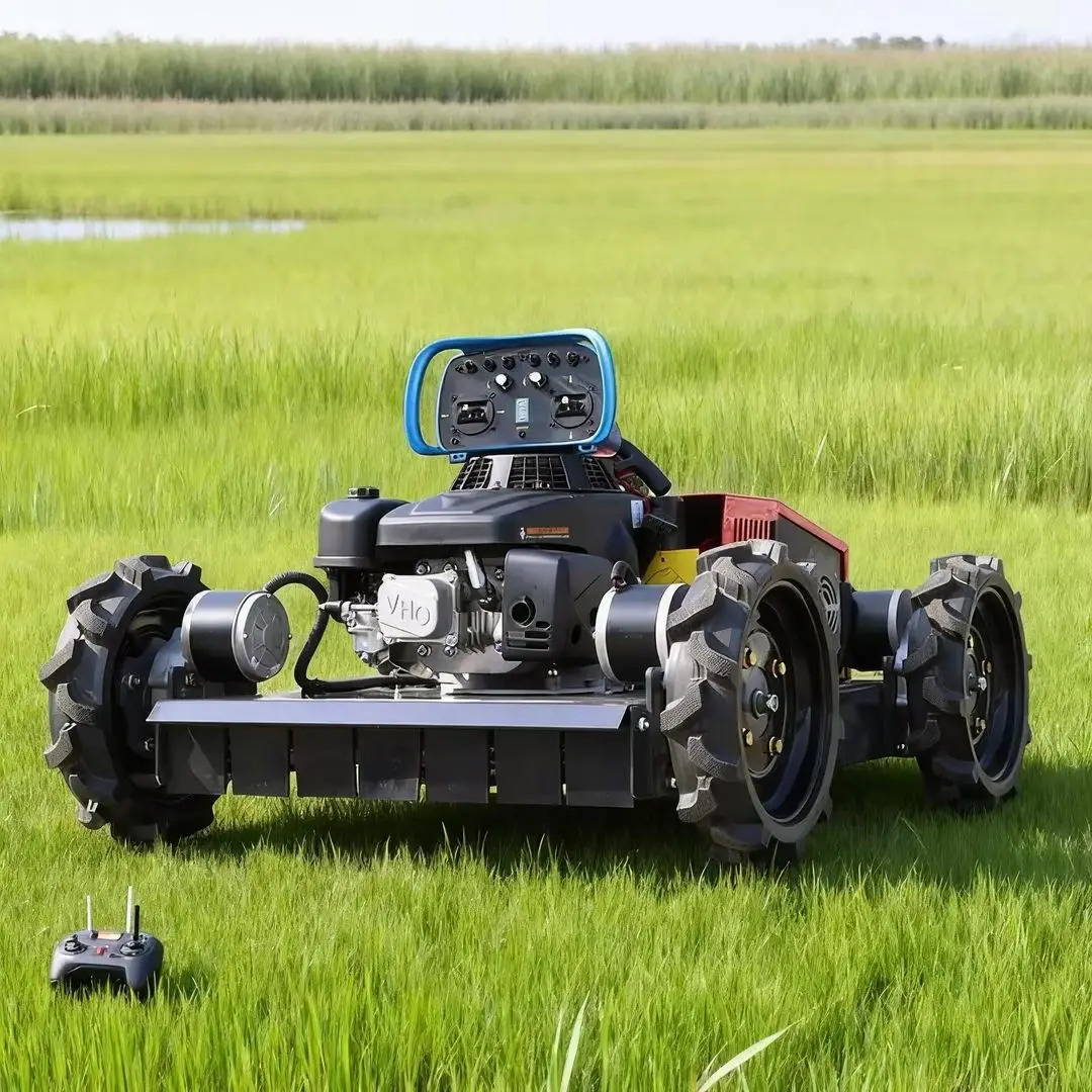 Customized 500mm Cutting Width 4WD All-Terrain Robot Lawn Mower Fast Delivery for Large Lawn Garden Pastoral
Customized 500mm Cutting Width 4WD All-Terrain Robot Lawn Mower Fast Delivery for Large Lawn Garden Pastoral