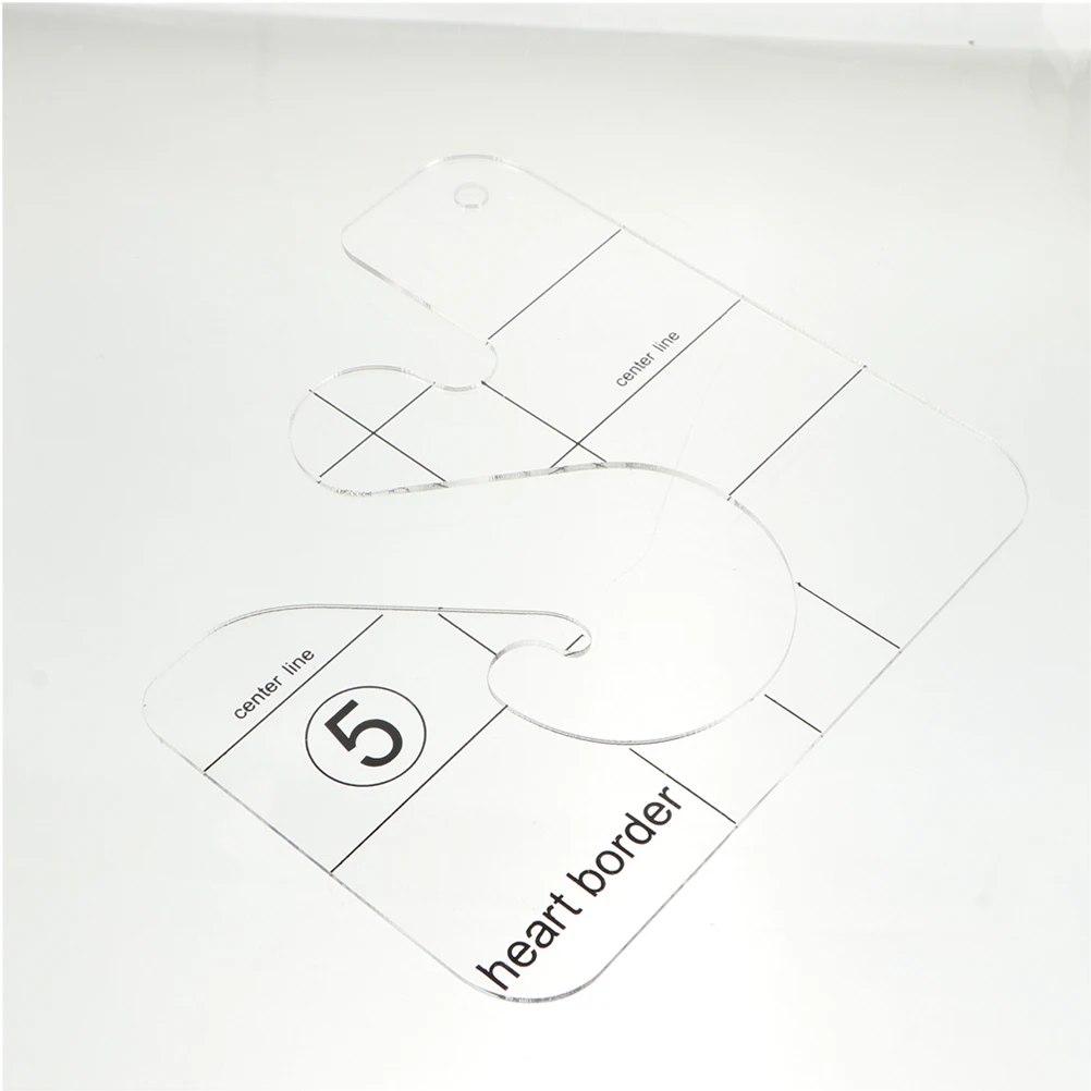 4Pcs Acrylic Sewing Patchwork Quilting Rulers Durable Templates for Stitching Meander Patterns Fabric Craft Tools 
4Pcs Acrylic Sewing Patchwork Quilting Rulers Durable Templates for Stitching Meander Patterns Fabric Craft Tools